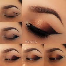 Resultado de imagem para maquiagem preta para noite passo a passo com fotos