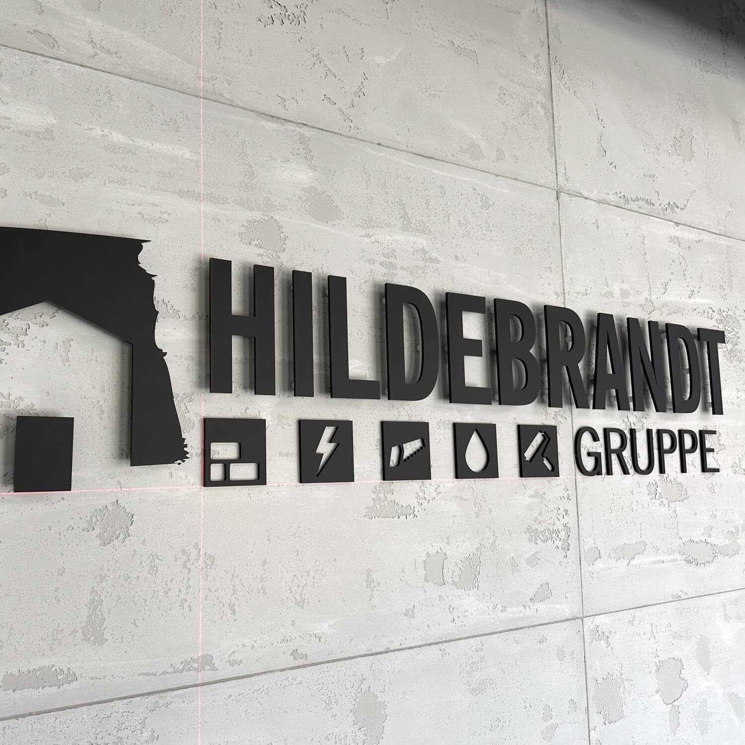 3D Logo und Buchstaben aus Acrylglas