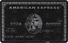 2% value for airfare redemptions with no blackout dates or seat restrictions. Create A Photo Of A Personalized Amex Black Card For You By Csh686 Fiverr