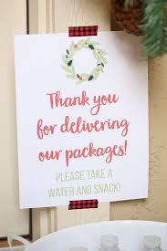Christmas Thank You Idea For Package Delivery See Vanessa Craft Christmas Thank You Gifts Thank You Gifts Thank You Baskets