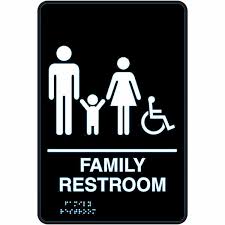 Maybe you would like to learn more about one of these? Ada Braille Tactile Signs Family Restroom W Family And Accessibility Icons