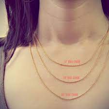 An 18 inch chain would feel too tight. Charm Necklace Chain Gold Necklace Chain Gold Chain 16 Inch Etsy