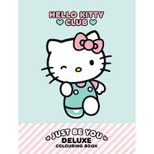 Sanrio coloring book characters mix description. Hello Kitty Just Be You Deluxe Colouring Book Big W