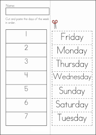 Days Of The Week Worksheet Activities Literacy Worksheets Kindergarten Summer Review Summer Kindergarten