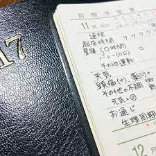 手帳会議中です 能率手帳小型版 健康管理用 のガンチャートは このように使うことになりました 試行錯誤したので修正テープなどが汚くて恥ずかしいです いいね や タグ付け ありがとうごさいます 手帳会議が落ち着いたらまた投稿の頻度が上がる