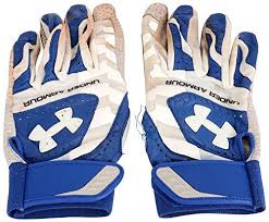 He wears nike huarache alpha elite 2 low cleats in many eye popping red, white, and blue color combos. Joc Pederson Los Angeles Dodgers Game Used Blue And White Under Armour Batting Gloves Mlb Game Used Gloves Want Addi Batting Gloves Dodger Game Mlb Games