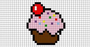 Cupcake Pixel Art Pixel Art Pattern Pixel Art Pixel Art Design