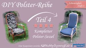So einfach die idee, so schlicht war der hintergrund: Einen Aufwendigen Sessel Selber Polstern Das Grosse Polster Tutorial Teil 4 Youtube