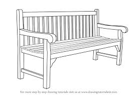 But we try to provide step by step easy drawings tutorials for 3d images. Learn How To Draw A Bench Furniture Step By Step Drawing Tutorials