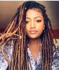 Image May Contain 1 Person Closeup Hair Styles Faux Locs Hairstyles Braided Hairstyles Easy