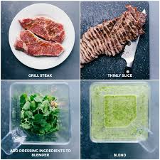 Sprinkle steak with salt and pe. Steak Salad Recipe With A Cilantro Vinaigrette Chelsea S Messy Apron