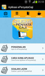 Melalui sistem ini juga, ianya lebih mudah. Amazon Com Epenyata Gaji Online Anm Appstore For Android