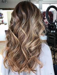 Milk Chocolate Balayage With Blonde Babylights Balayage Hair Hair Color Balayage Hair Styles