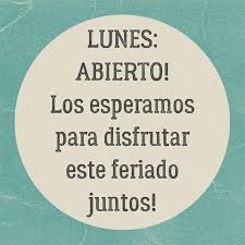 Imágenes de lunes feriado para facebook. Hoy Lunes Feriado Tierras Altas Panaderia Artesanal Facebook