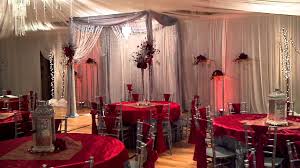 Wine red gold elegant fall lawn club wedding amanda dalal s blog fingerprint modern letterpress wedding. Pernik Pernik Pernikahan Red And Silver Wedding Reception Decor