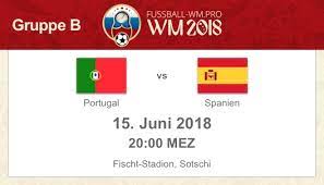 Die aufstellungen von spanien bei der fußball wm 2018: Portugal Spanien Wm 2018 Alle Infos Inkl Aufstellungen Quoten