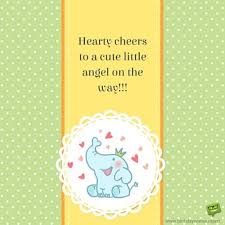 Every mother thinks of their baby as a little angel let's give her a big welcome or anything you want if you don't like that there are poems and phrases you could add to it to make it more angelic. Baby Shower Wishes A Bundle Of Joy Soon In The Family