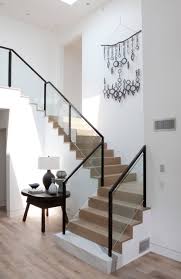 System profiles constituting the supporting structure to accomodate the glass panes can be designed in steel, stainless steel or aluminium. Glass Staircase Railing Houzz