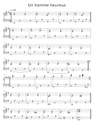 6 ème extrait du grand william au cirque royal. Un Homme Heureux William Sheller Sheet Music For Piano Solo Musescore Com