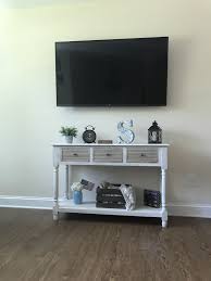 Console Table Wall Mounted Tv Farmhouse Decor Wall Mounted Tv New Homes Farmhouse Decor