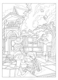 City coloring pages for adults. Free Doodle Art Coloring Pages Novocom Top