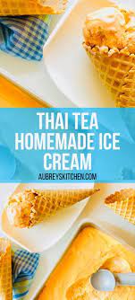 Thai Tea Ice Cream Recipe Healthy Dessert Recipes Easy Easy Homemade Ice Cream Thai Tea