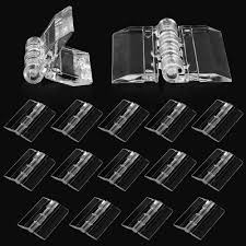 Amazon.co.jp: YUENWUZINIC 透明 アクリル ヒンジ 16個セット透明ヒンジ 折り畳み式 蝶番 丁番 兆番 耐久性  自由に取り付け 小型 ボックス DIYパーツ ディスプレイケース 引き出し キャビネット 家具 クリア ツール 45x35mm : 産業・研究開発用品