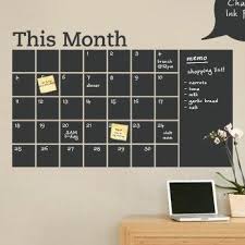 Calendar With Memo Chalkboard Wall Decal Chalkboard Wall Calendars Chalkboard Wall Decal Chalkboard Vinyl