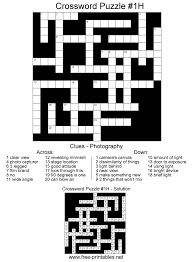 Click the name of the crossword to open a printable pdf version. Hard Printable Crosswords Free Printable Crossword Puzzles