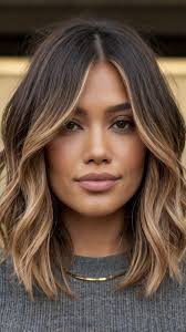 Lob Haircuts with Balayage