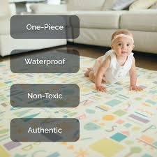 Buy Baby Care Play Mat Haute Collection Large Sea Petals Grey Online In Taiwan B06xp1f3pd