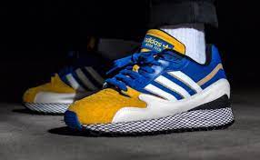 Die adidas group hat von good on you, einer unabhängigen agentur für das rating nachhaltiger labels, 4 von 5 punkten erhalten. Power Up With The Dragon Ball Z X Adidas Ultra Tech Vegeta Kicksonfire Com