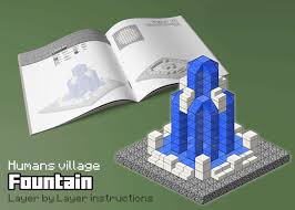 Minecraft castle blueprints layer by layer collection. Minecraft Fountain Layer By Layer Instructions
