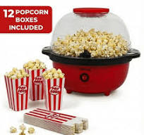 Air Popper Popcorn Maker,Vintage Table-Top Popcorn Maker, 1400 Watts, 120 V  Home Electric Hot Air Popcorn Machine with Measuring Cap, Oil Free & ...