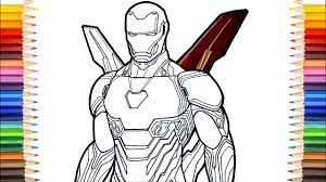 Hello dear friend colouring mermaid, terbaru coloring iron man drawing full body is one image that is quite famous for a long time. Iron Man Suit Mark 50 Coloring Pages Satisfied Ironman Coloring Youtube