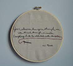 Also, free pattern downloads for beading, cross • in pdf output, iphone users default to download the pattern and android users default to email it. Embroidered Poem Merwin S Separation Cross Stitch Quotes Cross Stitch Funny Modern Cross Stitch Patterns