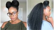 Bun Hairstyles With Braiding Hair