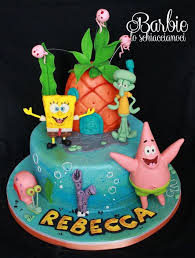 Spongebob And Co Spongebob Cake Spongebob Birthday Cake Kids Cake