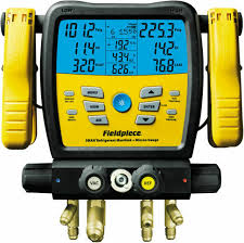 For those interested in why the micron gauge rose in pressure, here. Fieldpiece Sm480v 4 Port Sman Refrigerant Manifold With Micron Gauge For Sale Online Ebay