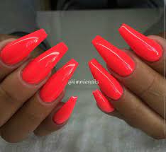Pin By Asg5353 On Nails Almond Nails Peach Nails Gel Nails Shape