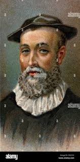 John Knox (c1514-1572) Scottish Calvinist clergyman, a leader of the  Protestant Reformation. Chromolithograph Stock Photo