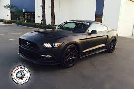 Custom Matte Wraps Los Angeles Orange County Custom Car Wraps Car Wrap Matte Black Mustang Matte Black Cars
