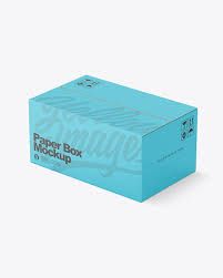 Download Paper Box Mockup In Box Mockups On Yellow Images Object Mockups
