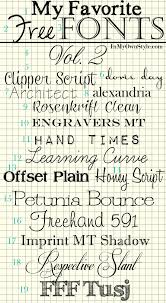 My Favorite Free Fonts Vol Ii Lettering Lettering Fonts Cricut Fonts