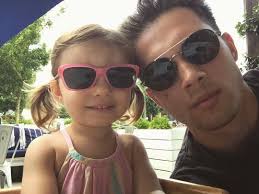 One of us in this photo knows how to rock a pair of sunglasses (it's not me)