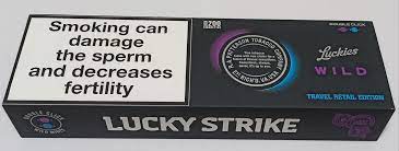 Lucky strike cigarettes were officially presented in 1871 being made of a new tobacco blend. Lucky Strike Double Click Mint Wild Berry Cigarettes Buy Cigarettes Cigars Rolling Tobacco Pipe Tobacco And Save Money