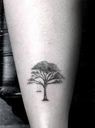 50 Simple Tree Tattoo Designs For Men Forest Ink Ideas Swing Tattoo Tattoos Tree Tattoo Small
