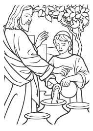 Search through 623,989 free printable colorings at. Jesus Turns Water Into Wine Coloring Page Coloring Home