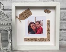 One strip will make many mom picture frames. Mother And Daughter Scrabble Frame Mother Daughter Frame Gift For Mum Mother S Day Frame Birthday Frame Scrabble Frame Custom Made Gift Mom Etsy