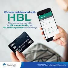 Habib bank provides products and services in retail and consumer banking, corporate banking, and investment banking at its domestic market and internationally. Transworld Home We Are Pleased To Announce That We Have Collaborated With Habib Bank Limited Now You Can Pay Your Monthly Bills Through Hbl Internet Banking And Mobile Application From The